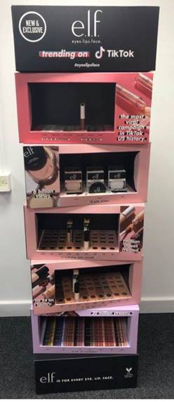 Superdrug debuts TikTok’s first high street make-up stand in-store with e.l.f. Cosmetics
