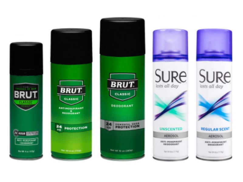 Sure and Brut recall aerosol sprays amid benzene scare 
