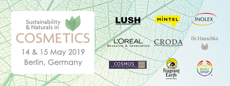 Sustainability & Naturals in Cosmetics Conference 2019