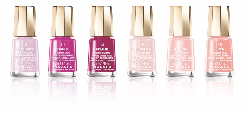 Swiss cosmetics brand Mavala unveils blush nail polishes
