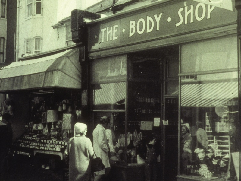 A photo of The Body Shop's first store which opened in Brighton in 1976