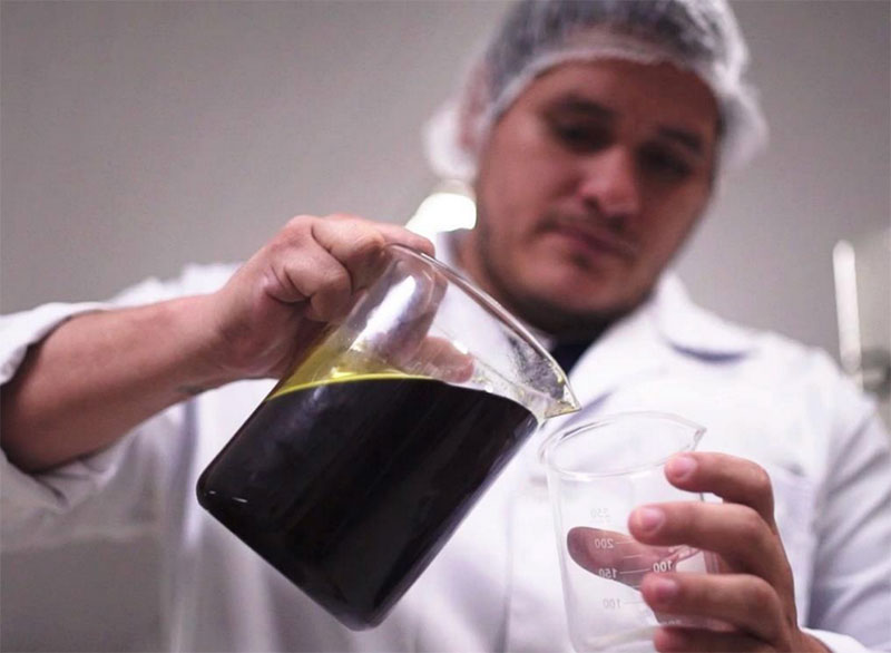 Once the açaí oil has been extracted from the pulp, it goes through quality assessment processes