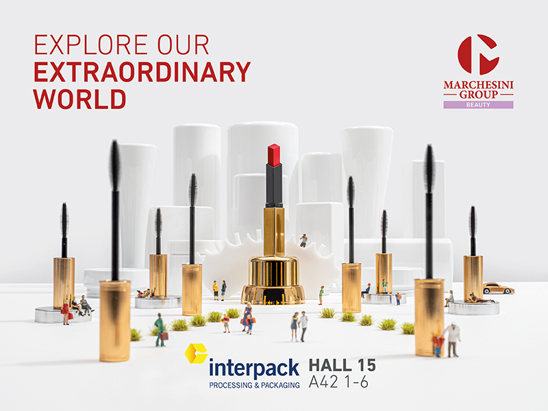 The Marchesini Group Beauty technologies exhibited at Interpack