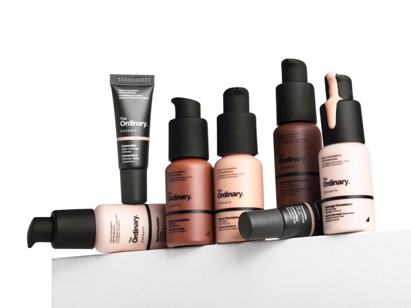 <i>The Ordinary's make-up line includes Serum Foundation, Coverage Foundation and Concealer</i>