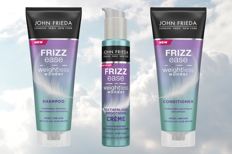 The weight is over: John Frieda reveals new products to tackle frizzy hair