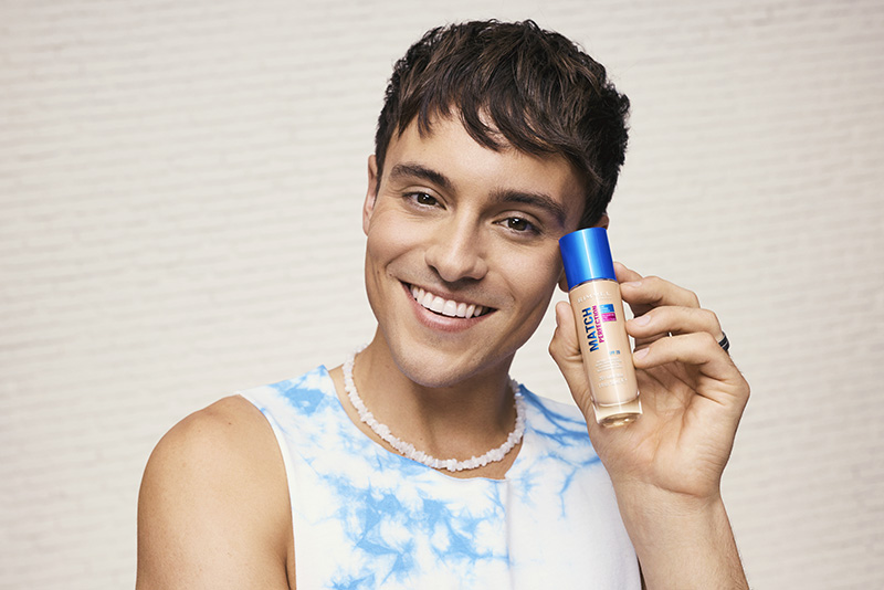 Rimmel London tapped into trending GRWM videos with its first male ambassador Tom Daley