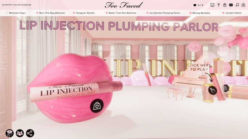 Inside Too Faced's new digital beauty store