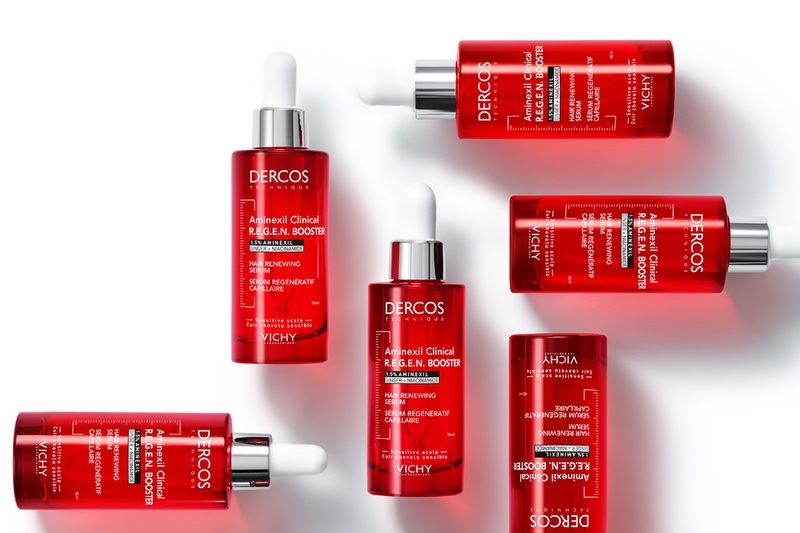 Vichy is tackling hair loss with its hair renewing serum Dercos Aminexil Clinical R.E.G.E.N. Booster