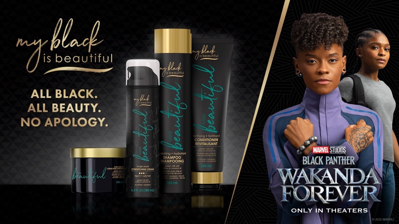 <i>P&G's My Black is Beautiful will sell special Black Panther: Wakanda Forever product packs</i>