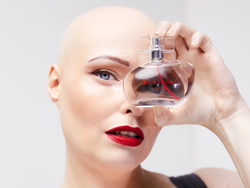 <a href='http://https://www.cosmeticsbusiness.com/news/article_page/Avon_challenges_beauty_perceptions_with_5_new_faces_for_HerStory_campaign/164537'>Brenda, who was diagnosed with alopecia at 14, became an ambassador for Avon in 2020</a>
