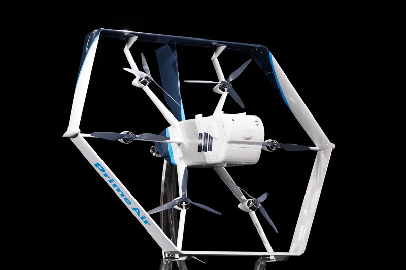 Amazon's drone presented at the retailer’s re:MARS Conference in Las Vegas earlier this year