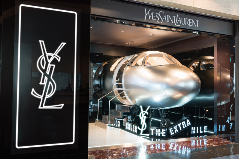 Will YSL Beauté's branded private jet help travel retail sales soar?
