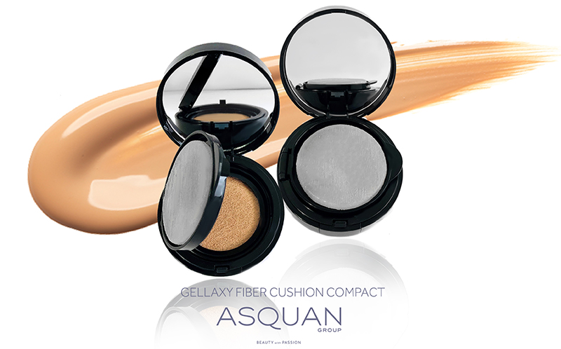 Asquan presents the Gellaxy Fiber Cushion Compact
