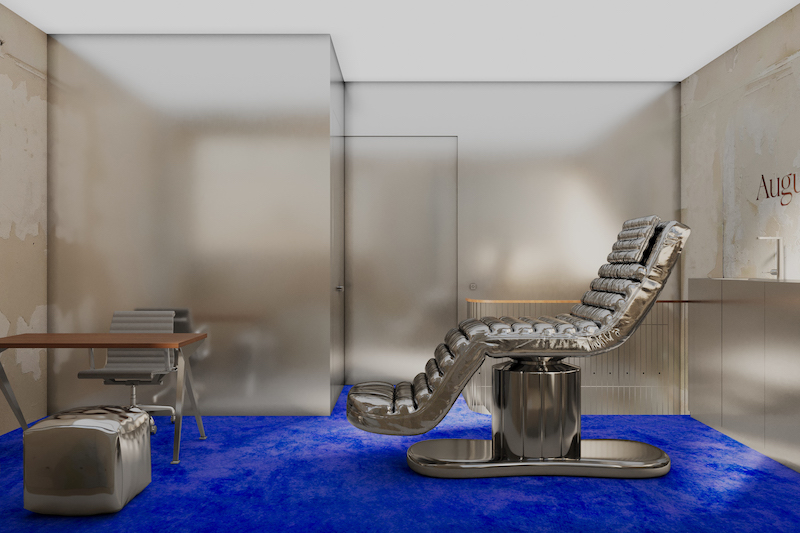 Augustinus Bader unveils futuristic pop-up by Harry Nuriev