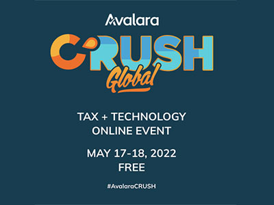 Avalara CRUSH Global - register for free today!
