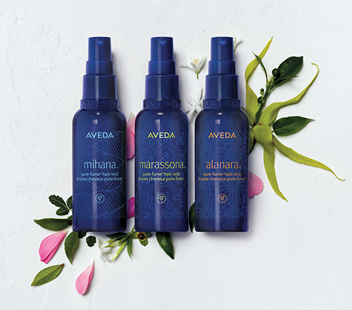 Aveda launches a new range of hair Pure-Fume mists 