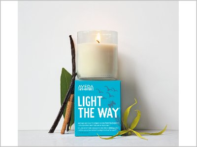 Aveda lights the way 
