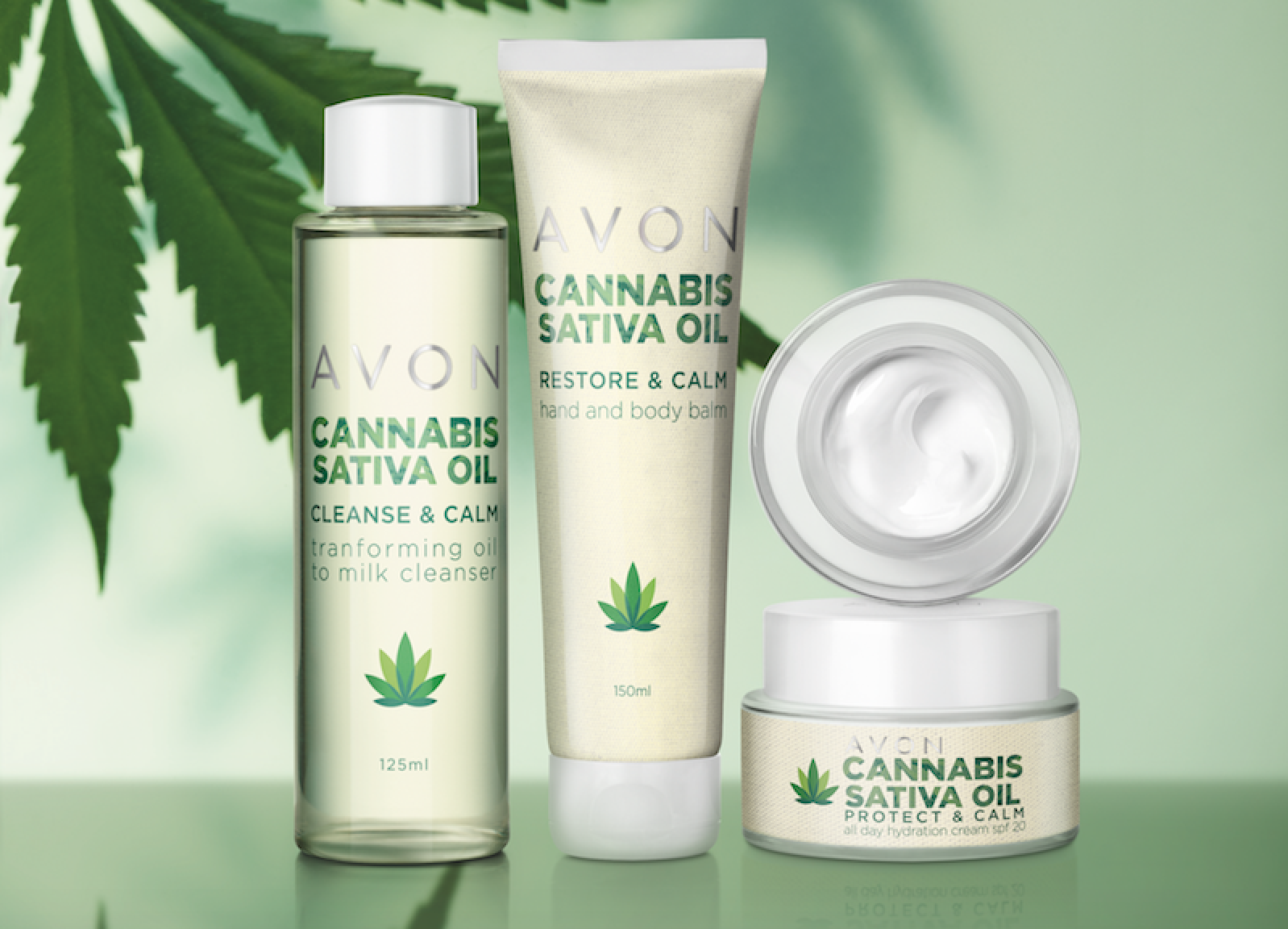 Avon says yes to cannabis with new sativa oil skin care trio 