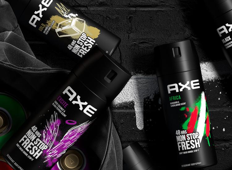 Axe debuts street-inspired makeover with fresh packaging for Gen Z audience