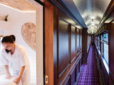 Bamford has become the UK's first luxury spa onboard a train 
