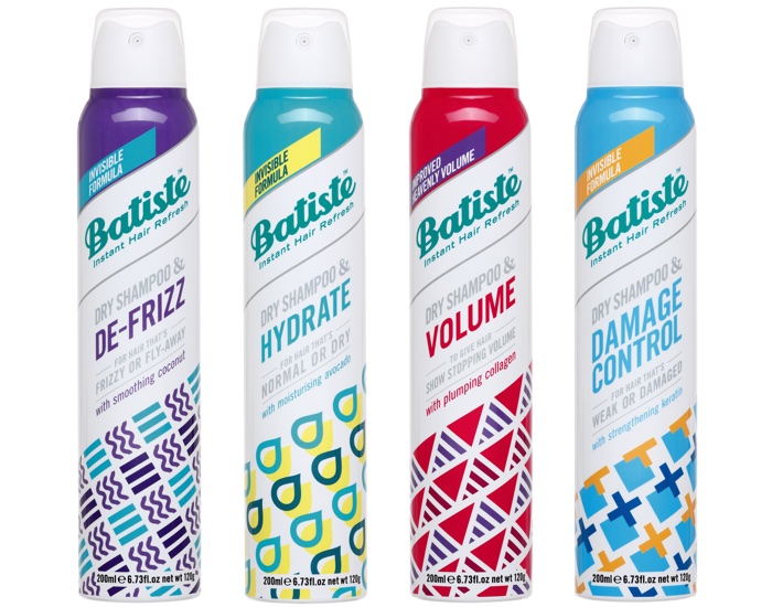 Batiste adds hair care benefits to dry shampoo collection