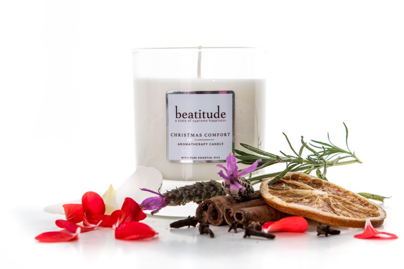 Beatitude launches Christmas Comfort Candle 