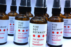 Beauty start-up Five Dot Botanics turns to distillery to distribute free hand sanitiser