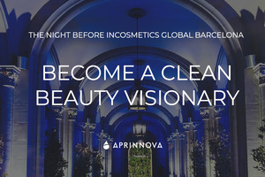 Become a clean beauty visionary at this exclusive in-cosmetics global event