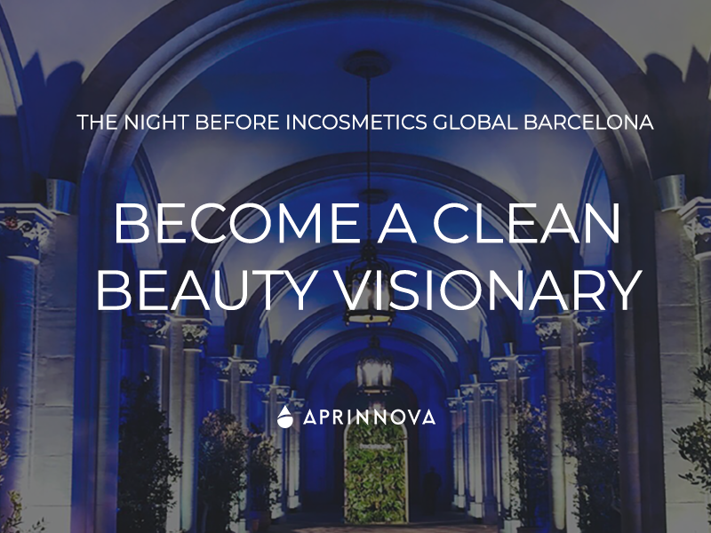 Become a clean beauty visionary at this exclusive in-cosmetics global event