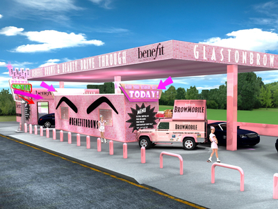 Benefit Cosmetics launches Glastonbury brow drive-thru
