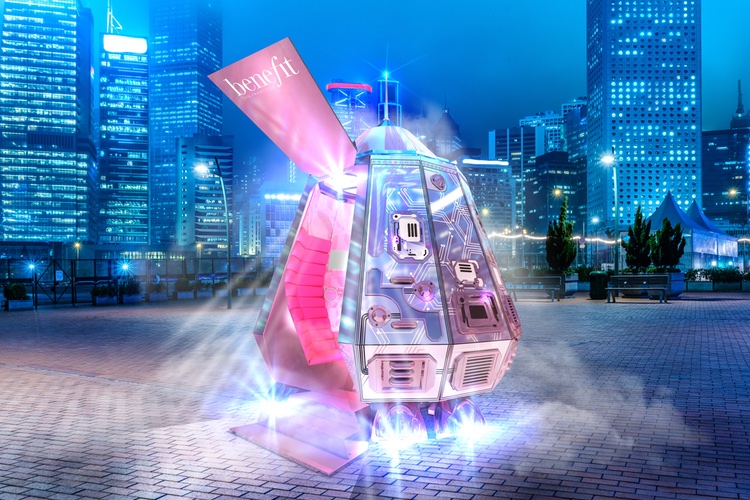 Benefit Cosmetics’ new spacecraft pop-up touches down in the UK