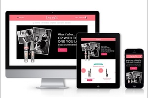 Benefit revamps global website