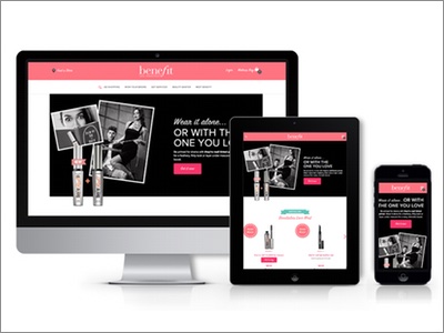 Benefit revamps global website