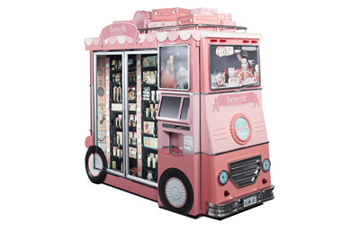Benefit takes off with new Glam Up & Away airport retail kiosks 