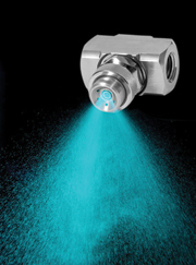 BETE’s new air atomising nozzle handles high viscosity fluids effectively