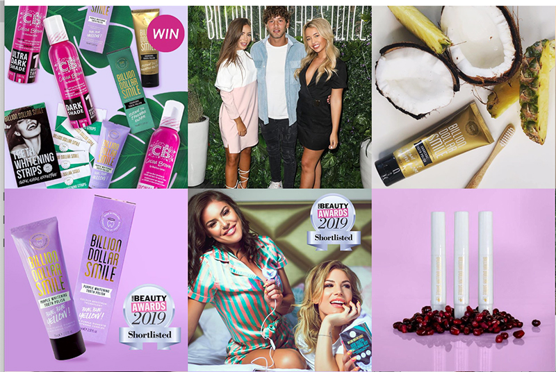 Billion Dollar Smile shortlisted for the Pure Beauty Awards
