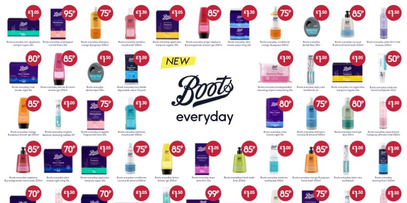 Boots addresses cost of living crisis with low priced essentials range
