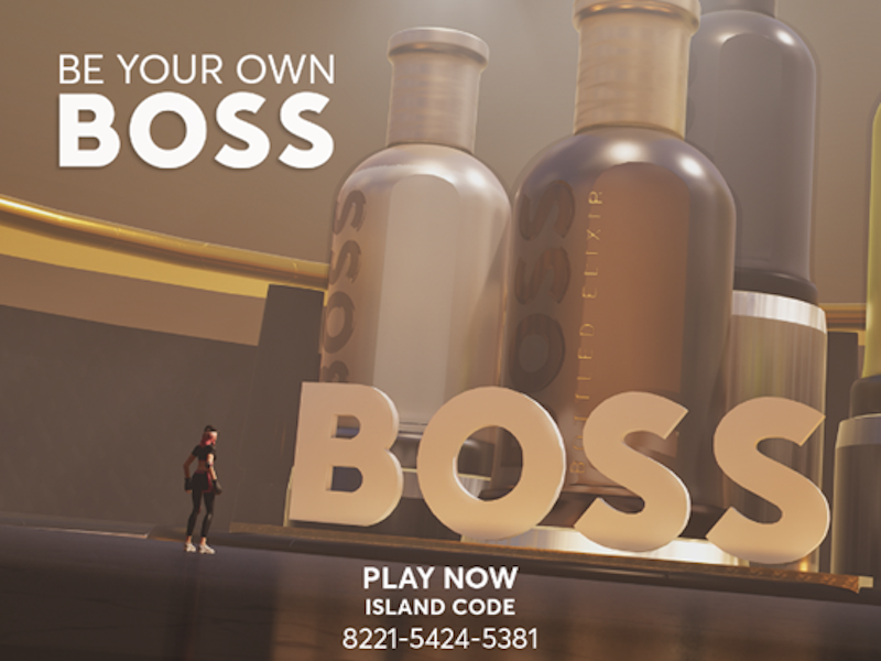 Boss makes gaming debut with fragrance-themed island on Fortnite