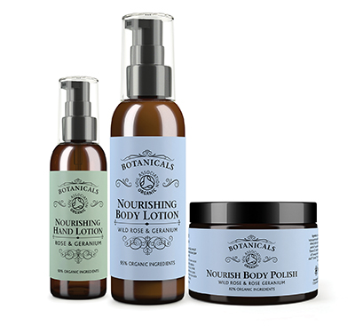 Botanicals adds Rose & Geranium body care products to range