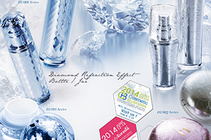 Bottlemate diamond cosmetic and skin care containers