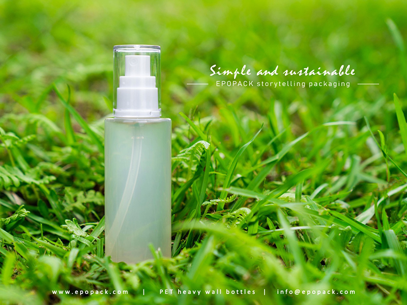 Bottles and Jars made from post-consumer recycled PET plastic
