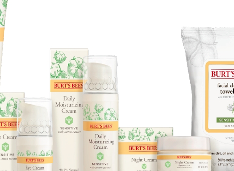 Burt's Bees sensitive skin product range backed by Journal of Drugs in Dermatology 
