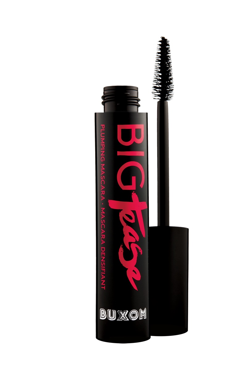 Buxom blends 3 waxes to create the new Big Tease Plumping Mascara 