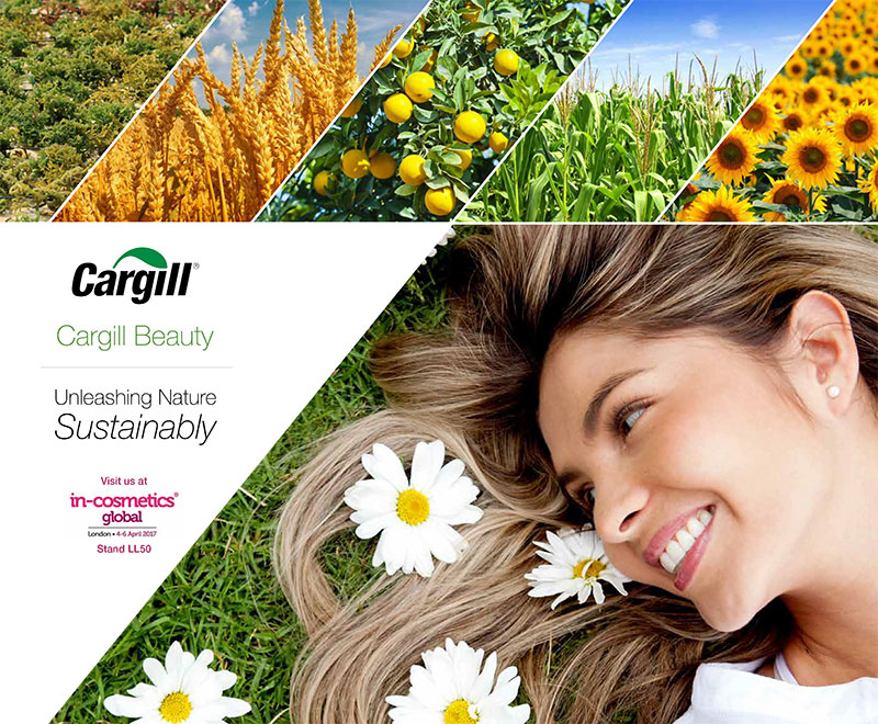 Cargill launches Cargill Beauty and will exhibit at in-cosmetics London