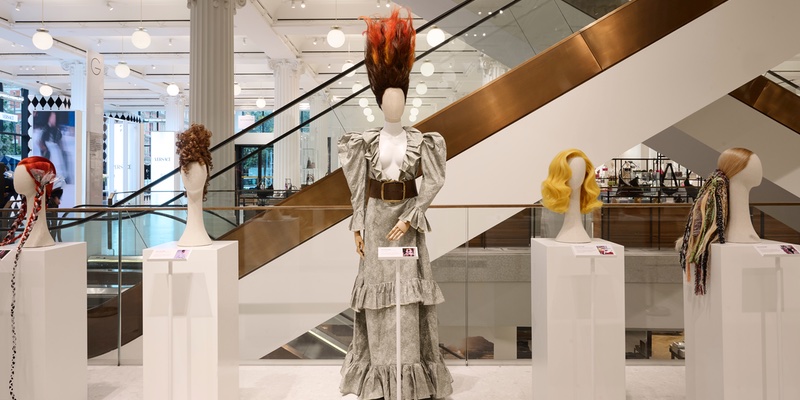 Celebrity hair stylist Sam McKnight unveils Wig Exhibition at Selfridges
