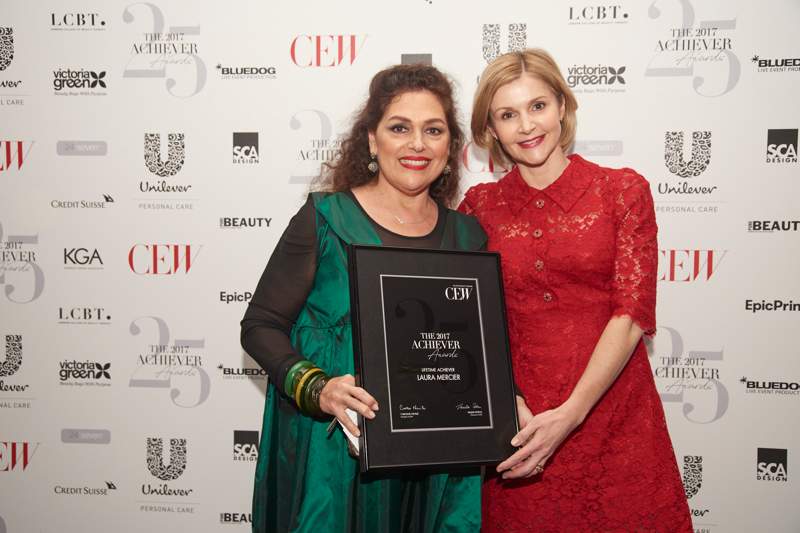 Laura Mercier and Cecile Budge