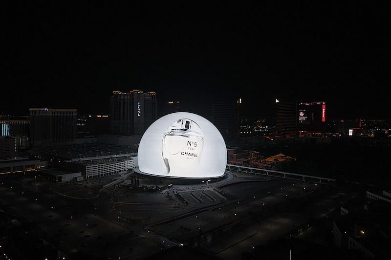 Chanel becomes first beauty brand to light up this Las Vegas landmark