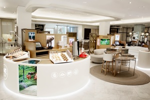 Chantecaille echoes brand ethos in new Bergdorf Goodman retail space
