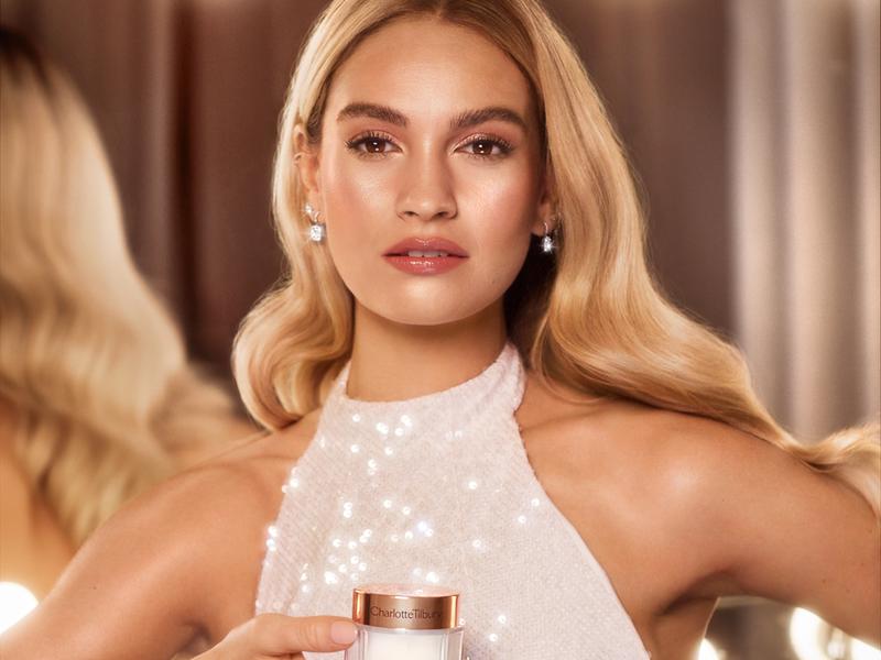 James joins Kate Moss and Phoebe Dyvenor as Charlotte Tilbury ambassadors