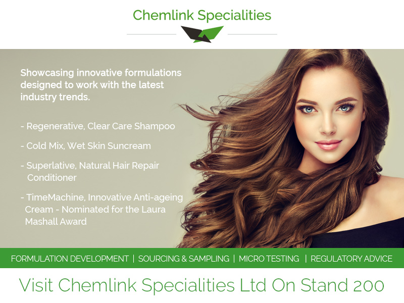 Chemlink to bring innovative formulations to SCS Formulate
